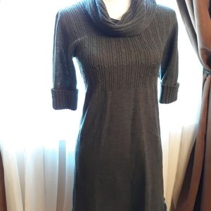 Cable Knit Sweater Dress